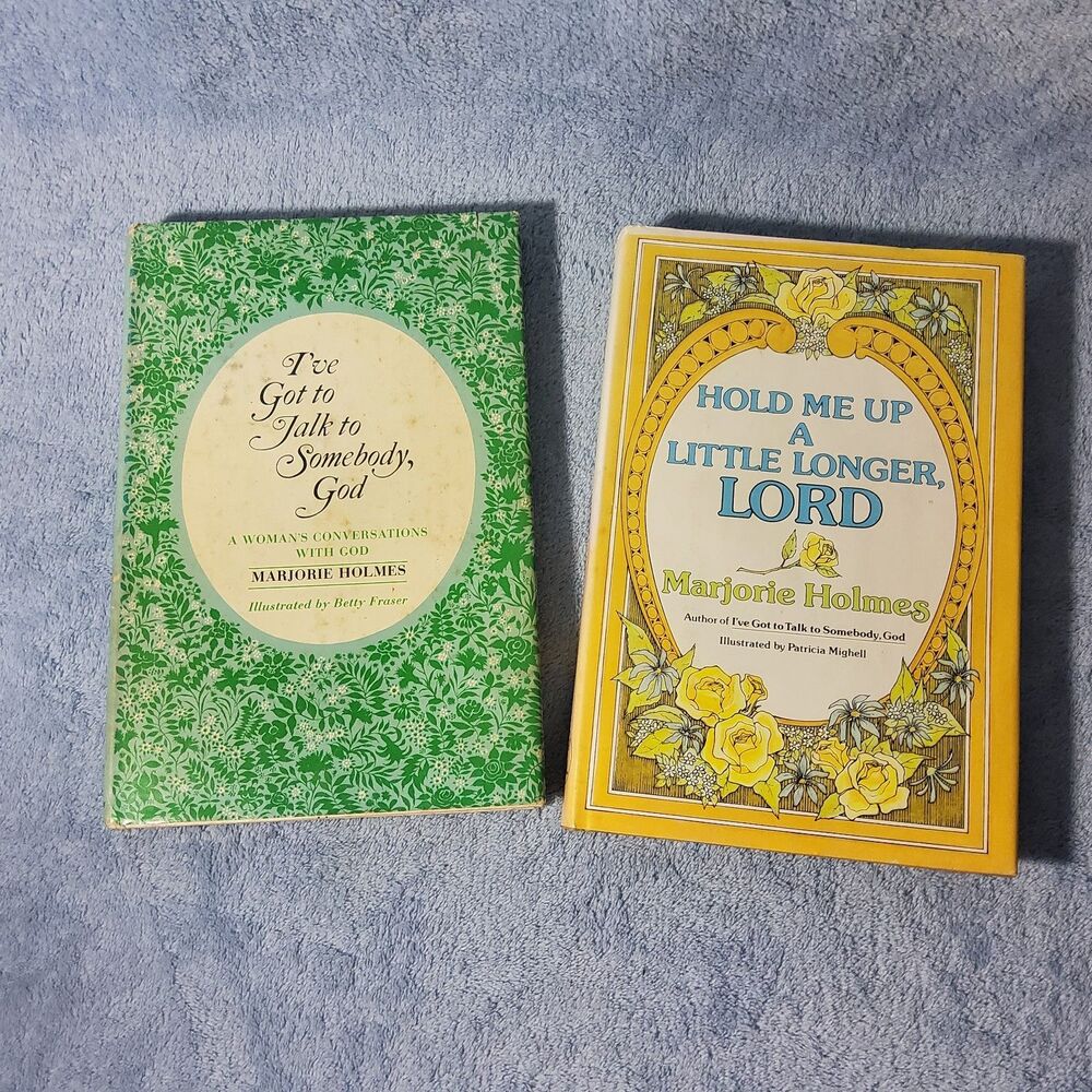 Vintage Marjorie Holmes Hardcover Prayer Book Lot 2 Ive Got To Talk To Somebody